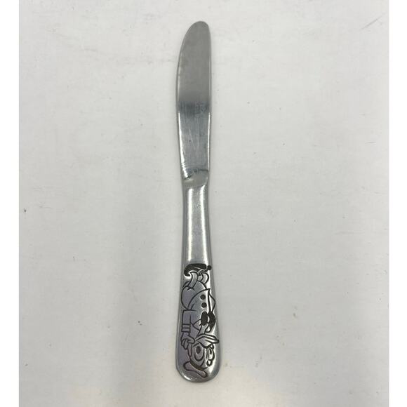 Antique Vintage Collectable Disney Donald Duck Child Knife 6.5" RARE - Picture 1 of 7